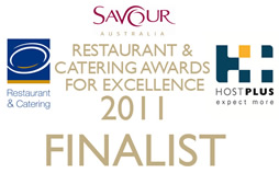 Savour Australia - Restaurant and Catering Awards For Excellence 2011 Finalist - CanapeCatering.com.au