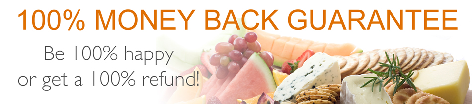 100% Money Back Guarantee, Be 100% Happy or get a 100% refund - CanapeCatering.com.au